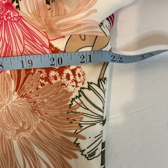 New York & Company Floral 3/4 Sleeves Dress Size Medium - Picture 13 of 13